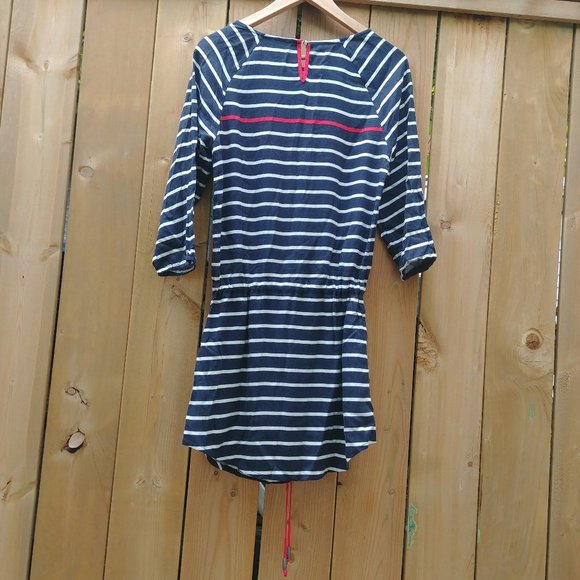 CLEARANCE Hatley XS Navy and White Striped Tunic/Dress - Picture 2 of 4